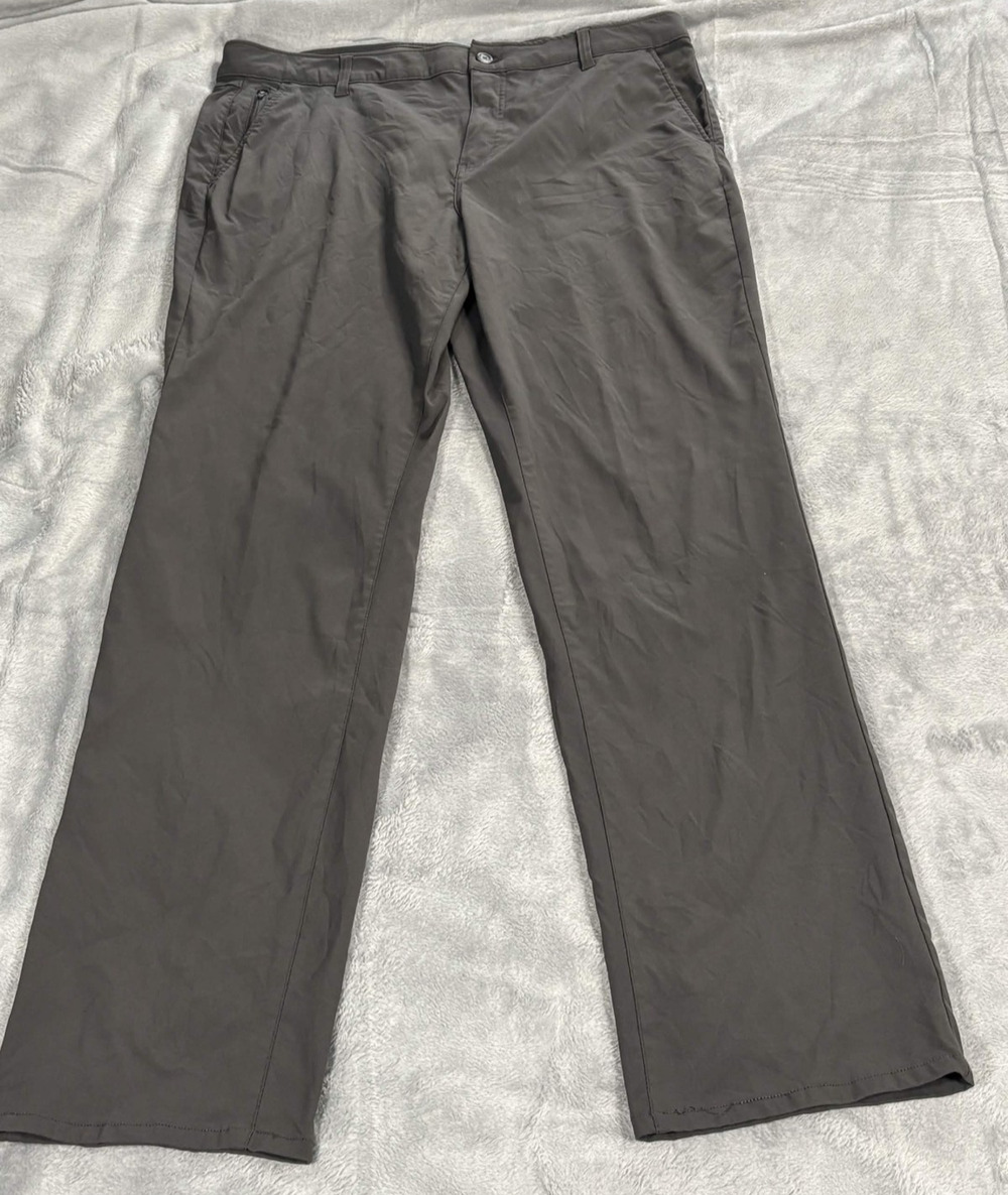 Weatherproof Vintage Mens Tech Pants 38x34 Gray Stretch Water Resistant